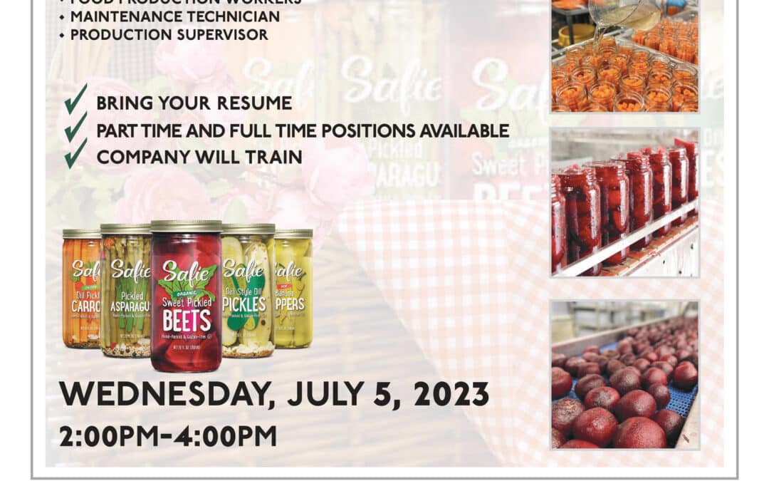 Safie Specialty Foods Job Fair
