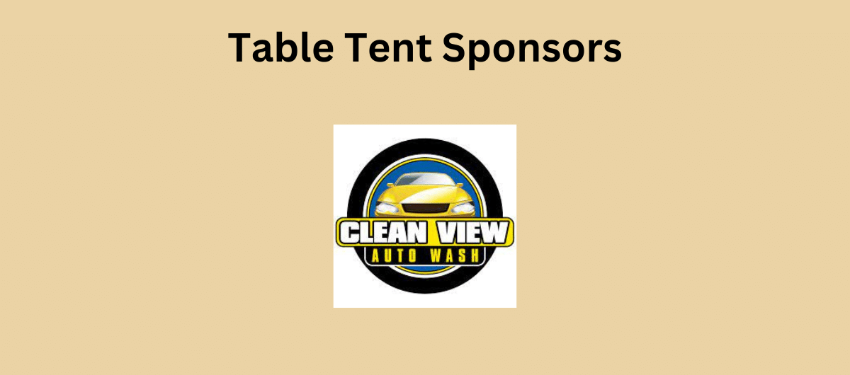 4 Table Tent Sponsors