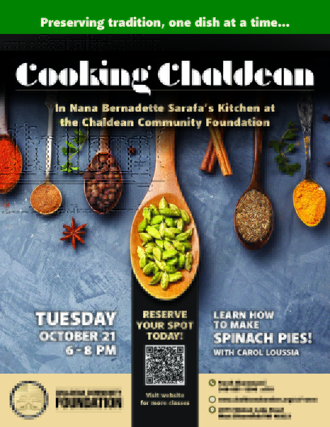 Cooking Chaldean: Spinach Pie