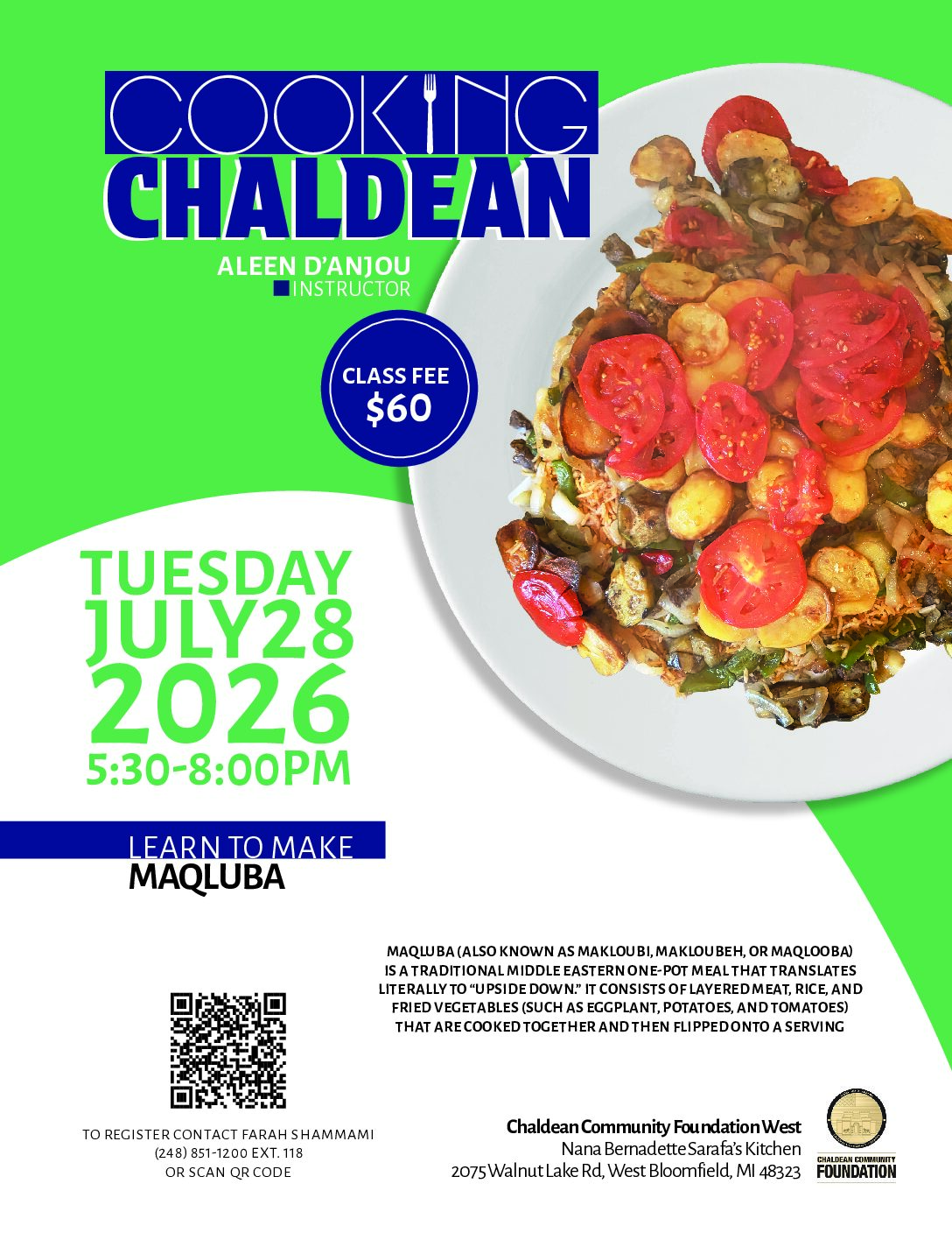 Cooking Chaldean: Maqluba