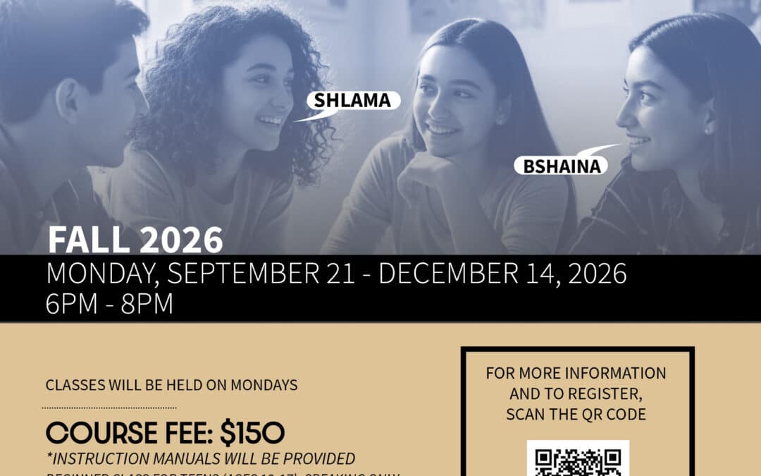 Chaldean Language Class for Teens