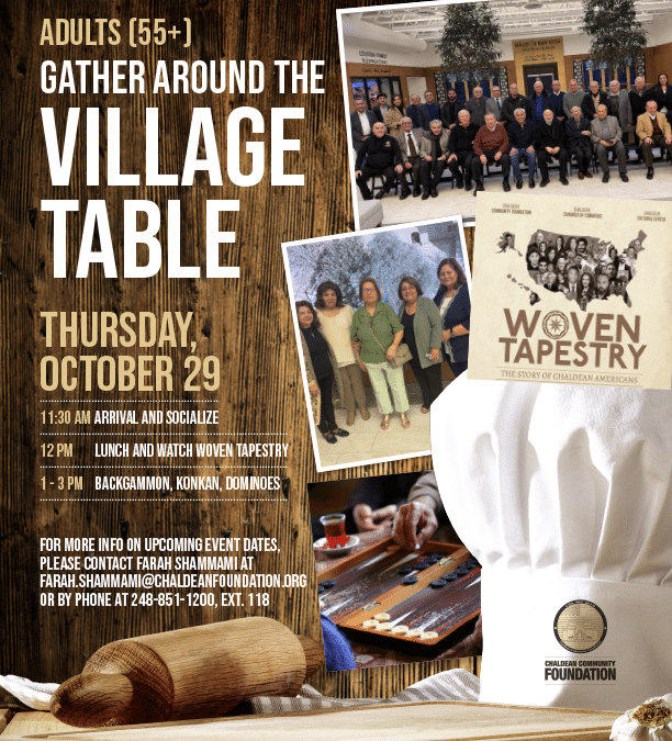 Village Table (Adults 55+)